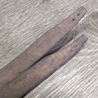 Hvy Weighted Split Reins, Loops, Laces, D Rings *gc, scrapes, stains, dirty, dents, dings
