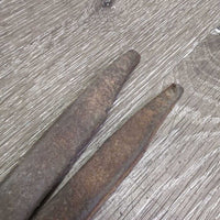 Hvy Weighted Split Reins, Loops, Laces, D Rings *gc, scrapes, stains, dirty, dents, dings
