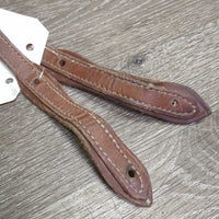 Split Reins *gc/fair, dry, stiff, twisted, creases, NO screws or ties
