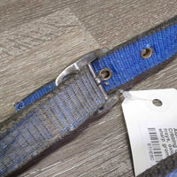Aluminum Nutcracker & Nylon Web Cribbing Collar *gc/fair, dirty, rubs, frays, oxidiized, stains, missing & sharp grommets, rust, older
