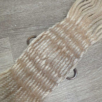 33 Cotton String Cinch, 2x D Rings *gc, v.dirty, v.sandy, hairy, rust, stains, discolored, older
