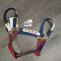 Thick Stiff Nylon Halter "Congress 1990" *vgc, mnr dirt, edge rubs, stains & rubs
