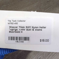 Thick Stiff Nylon Halter *vgc/gc, v.mnr dust & stains
