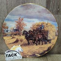 "Harvest Gold" #1813/5000 by Georgia Jarvis Decorative Plate *xc
