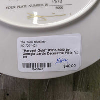 "Harvest Gold" #1813/5000 by Georgia Jarvis Decorative Plate *xc
