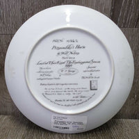 "Przewalski's Horse" Decorative Plate #10166D *vgc, dirty, residue, stains
