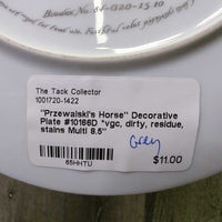 "Przewalski's Horse" Decorative Plate #10166D *vgc, dirty, residue, stains

