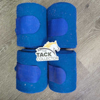 4 Fleece Polos *gc, older, clumpy, v.dirty, hairy, grass?hay
