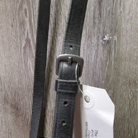 Wide Padded/Rsd Crank Noseband, Flash *gc, clean, rubs, scuffs, film, dry, stiff
