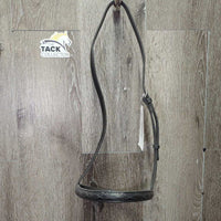 Rsd/FS Noseband *vgc, mnr dirt, scraped edges, rubs, scuffs, dry, stiff
