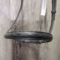Rsd/FS Noseband *vgc, mnr dirt, scraped edges, rubs, scuffs, dry, stiff

