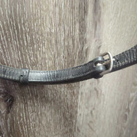 Rsd/FS Noseband *vgc, mnr dirt, scraped edges, rubs, scuffs, dry, stiff
