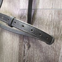 Rsd/FS Noseband *vgc, mnr dirt, scraped edges, rubs, scuffs, dry, stiff
