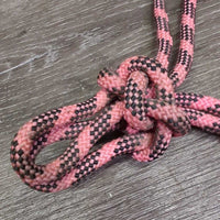 Thick Stiff Nylon Rope Halter, rubber end *vgc/xc, clean, mnr rubs, snags & stains
