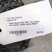 Thick Nylon Hay Net *xc, clean, mnr dusty, loose knots
