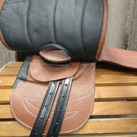 Synthetic? Leather Racing - Exercise Saddle *Like New, mnr dents & dusty underside flaps
