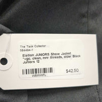 JUNIORS Show Jacket *vgc, clean, mnr threads, older
