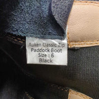 Paddock Boots, Zips *gc/fair, dirty, film, dented & folded toes, film, scuffs
