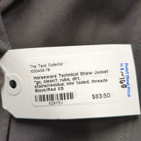Technical Show Jacket *gc, clean?, rubs, dirt, stains/residue, mnr faded, threads
