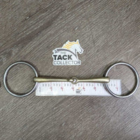 Narrow Thin Loose Ring Snaffle Bit *gc, clean, stains, scratches, rubs, residue
