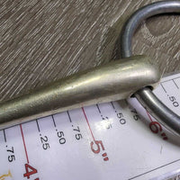 Narrow Thin Loose Ring Snaffle Bit *gc, clean, stains, scratches, rubs, residue
