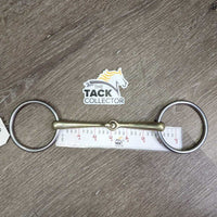 Narrow Thin Loose Ring Snaffle Bit *gc, clean, stains, scratches, rubs, residue
