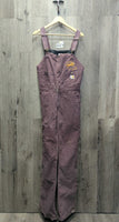 Hvy Canvas Lined Overalls "Cheval Rouge" *gc, mnr stains, clean, faded, holey bottom edges
