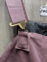 Hvy Canvas Lined Overalls "Cheval Rouge" *gc, mnr stains, clean, faded, holey bottom edges
