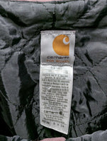 Hvy Canvas Lined Overalls "Cheval Rouge" *gc, mnr stains, clean, faded, holey bottom edges
