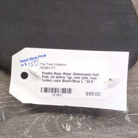 Rear Riser Shimmable Half Pad, x2 shims *gc, mnr pills, hair, faded, rubs
