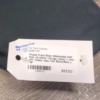 Front Riser Shimmable Half Pad, x2 shims *xc/vgc, clean, v. mnr dirt, faded, rubs, hair
