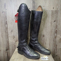 Dress Boots *gc, rubs, scuffs, unstitched seams, scratches, cracked edges
