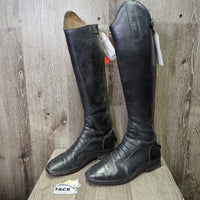 Dress Boots *gc, rubs, scuffs, unstitched seams, scratches, cracked edges
