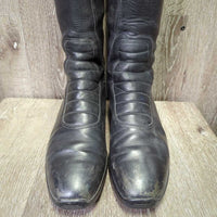 Dress Boots *gc, rubs, scuffs, unstitched seams, scratches, cracked edges
