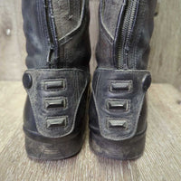 Dress Boots *gc, rubs, scuffs, unstitched seams, scratches, cracked edges
