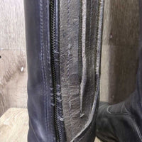Dress Boots *gc, rubs, scuffs, unstitched seams, scratches, cracked edges
