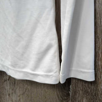 LS Show Shirt, 1/2 Zip Up, Bling Collar Button *vgc
