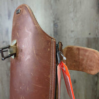 Dress Boots, Front Zips & Buckles, Fleece Lined, Black Air Forms, Tan Boot bag *gc, clean, faded, rubs, scratches, stains
