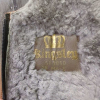 Dress Boots, Front Zips & Buckles, Fleece Lined, Black Air Forms, Tan Boot bag *gc, clean, faded, rubs, scratches, stains
