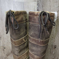 Tall Country Boots, Top Lace *gc, rubs, faded, scuffs, scratches, dirty, scrapes
