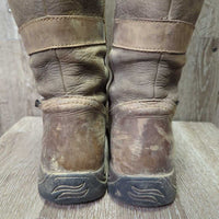 Tall Country Boots, Top Lace *gc, rubs, faded, scuffs, scratches, dirty, scrapes
