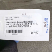 Rain Neck ONLY, x4 velcro loops, bag *new, v. wpf, tags
