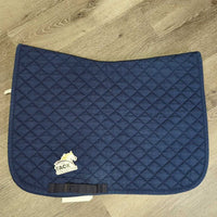 Quilt Jumper Baby Pad *gc, clean, mnr hair, faded, unstitched, threads, rubs, puckers
