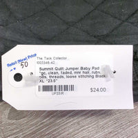 Quilt Jumper Baby Pad *gc, clean, faded, mnr hair, rubs, pills, threads, loose stitching
