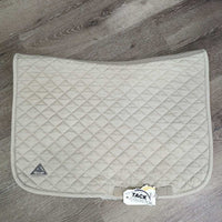 Quilt Jumper Baby Pad *gc/fair, clean, torn edges, rubs, mnr hair, faded, stains, puckers
