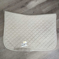 Quilt Jumper Baby Pad *gc/fair, clean, torn edges, rubs, mnr hair, faded, stains, puckers
