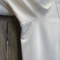 LS Show Shirt, attached Snap Collar *gc, older, pit stains, mnr pills & rubs
