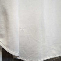 LS Show Shirt, attached Snap Collar *gc, older, pit stains, mnr pills & rubs
