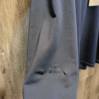 LS Sun Shirt, 1/4 Zip Up, Mesh Sleeves *gc, pit stains, snags, marks, older
