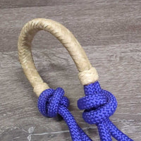 Thick Stiff Nylon Halter, Rawhide Noseband, attached Lead Rope, Tags *new
